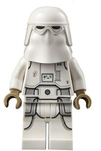 Snowtrooper Commander, Printed Legs, Dark Tan Hands sw1177