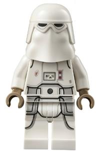 Snowtrooper Minifigure - Snowtrooper with printed legs, dark tan hands, and a scowl - sw1179