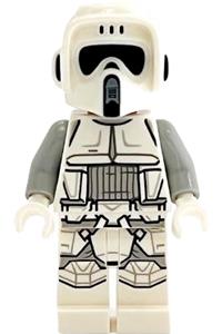 Scout Trooper Minifigure - Female Hoth Scout Trooper with dual molded helmet and printed legs - sw1182