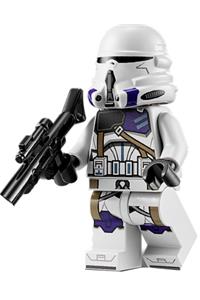 Clone Trooper Commander 187th Legion - Clone Trooper Commander from the 187th Legion (Phase 2) with a nougat head - sw1206