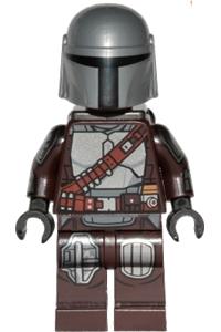 The Mandalorian (Din Djarin / Mando) - silver Beskar armor, jet pack, printed head sw1212