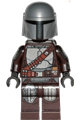 The Mandalorian (Din Djarin / Mando) - silver Beskar armor, jet pack, printed head - sw1212