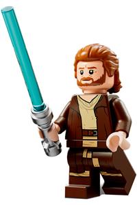 Obi-Wan Kenobi - Reddish Brown Robe, Dark Orange Mid-Length Hair with Ruffled Back sw1227