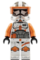 Clone Trooper Commander Cody, 212th Attack Battalion (Phase 2) - printed legs, orange visor - sw1233