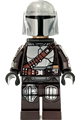 The Mandalorian / Din Djarin / Mando - silver beskar armor, jet pack, helmet with top lines (75348) - sw1258