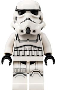 Imperial Stormtrooper - Female, Dual Molded Helmet with Gray Squares on Back, Shoulder Belts, Nougat Head, Frown sw1275