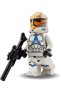Clone Trooper, 501st Legion, 332nd Company (Phase 2) - helmet with holes and togruta markings sw1278