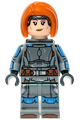 Bo-Katan Kryze - printed arms, dark orange hair - sw1287