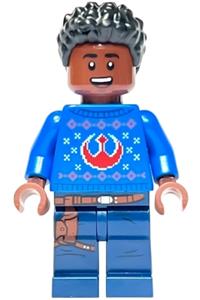 Finn in a Holiday Sweater - Finn wearing a holiday sweater - sw1318