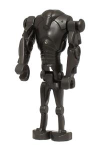 Super Battle Droid - pearl dark gray, narrow head, chest light indent sw1321