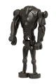 Super Battle Droid with a narrow head, pearl dark gray color, and light indent on the chest - sw1321