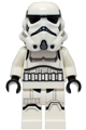 Imperial Stormtrooper - male, dual molded helmet with light bluish gray panels on back, shoulder belts, light nougat head - sw1327