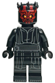 Darth Maul with horns, printed legs, and a closed mouth - sw1333