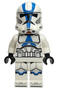 Clone Trooper Minifigure - Clone Trooper from 501st Legion with white arms, nougat head, and helmet with holes - sw1337