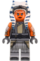 Adult Ahsoka Tano with printed arms and light bluish gray legs - sw1354