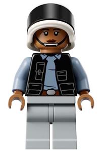 Female Rebel Fleet Trooper - Female Rebel Fleet Trooper wearing a vest with pockets and a black neck - sw1392