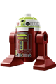 R7-A7 astromech droid with dark bluish gray rectangles - sw1397