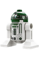 R4-P44 astromech droid featuring a dark silver band around its dome - sw1400