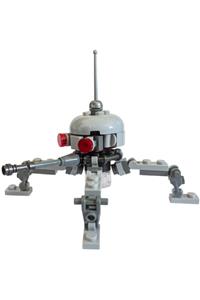 Dwarf Spider Droid Minifigure - Dwarf Spider Droid with a light bluish gray dome and a lightsaber hilt - sw1421
