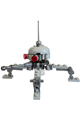 Dwarf Spider Droid with a light bluish gray dome and a lightsaber hilt - sw1421