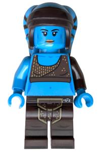 Aayla Secura Minifigure - Aayla Secura with nougat lips - sw1428