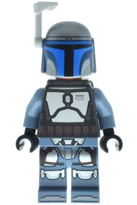 Jango Fett Minifigure - Jango Fett with a nougat head and plain arms - sw1433