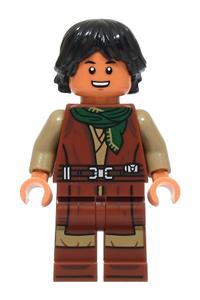 Sig Greebling Minifigure - Sig Greebling wearing a reddish brown robe - sw1437