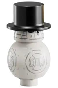 Snowman BB-8 Minifigure - Snowman BB-8 wearing a tophat - sw1451