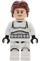 Han Solo in stormtrooper outfit with printed legs, shoulder belts, and a smile or angry expression - sw1458