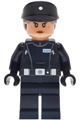 Imperial Navy Officer with reddish brown hair wearing a black cap - sw1465