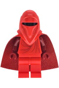 Imperial Royal Guard Minifigure - Imperial Royal Guard with dark red arms and hands, and torso creases on front and back - sw1478