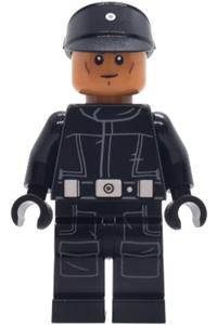 Imperial Shuttle Pilot Minifigure - Imperial Shuttle Pilot with a medium nougat head - sw1480