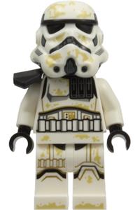 Sandtrooper Minifigure - Sandtrooper with a plastic pauldron and dirt stains - sw1511