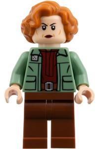 Colonel Ward Minifigure - Colonel Ward with a sand green jacket and reddish brown legs - sw1526