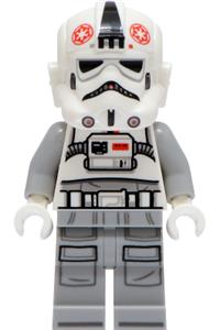 AT-AT Driver Minifigure - AT-AT driver wearing a white and light bluish gray suit - sw1537
