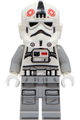 AT-AT driver wearing a white and light bluish gray suit - sw1537