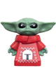 Din Grogu (The Child / "Baby Yoda") wearing a long holiday robe - sw1545