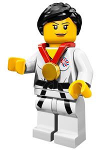 Judo Fighter Minifigure - Judo Fighter, CMF Team GB - tgb004