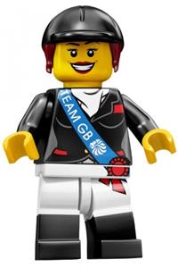 Horseback Rider Minifigure - Horseback Rider, CMF Team GB - tgb008