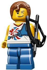 Agile Archer Minifigure - Agile Archer, CMF Team GB - tgb009