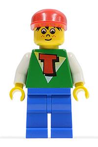 Timmy Minifigure - Timmy from Time Cruisers theme with blue legs and a red cap - tim006
