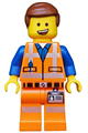 Emmet with a lopsided open mouth smile - tlm096