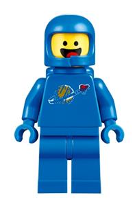 Benny Minifigure - Benny minifigure with dual facial expressions: smiling on one side and scared on the other - tlm107