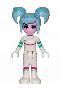 Sweet Mayhem Minifigure - Sweet Mayhem with a smile and hair - tlm173