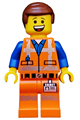 Emmet - Lopsided Grin / Confused, Worn Uniform - tlm180