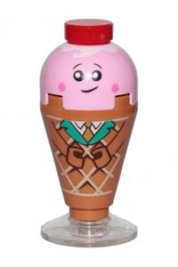 Ice Cream Cone Minifigure - Ice Cream Cone with printed arms - tlm199