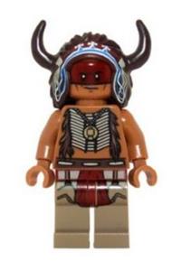 Red Knee Minifigure - tlr003