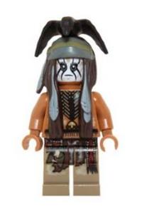 Tonto Minifigure - Tonto with mine outfit - tlr012