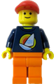 Lego Brand Store Male, Surfboard on Ocean - Lone Tree - tls013
