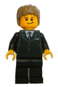 Lego Brand Store Male Liverpool - Male minifigure from Lego Brand Store with dark tan hair in a Liverpool - tls019